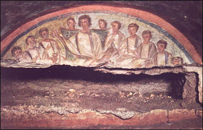 20120507-Christian catacombs Christ_teacher.jpg